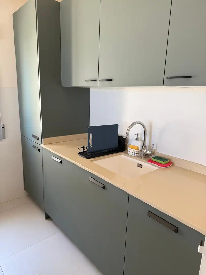 Küche von Wohnung zur Miete in Valencia mit Klimaanlage, Terrasse und Möbliert