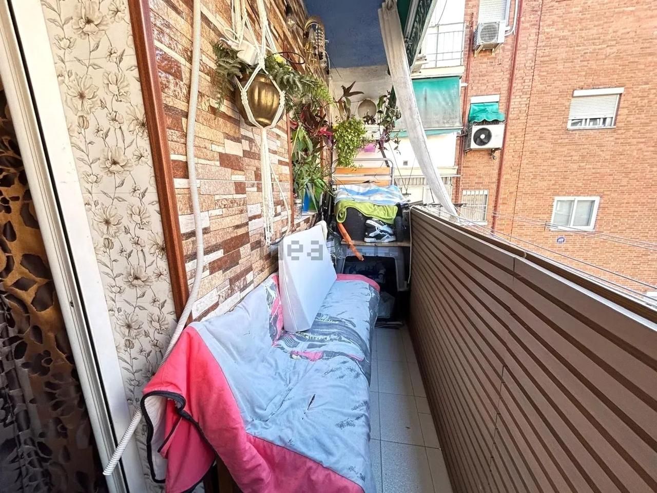 Balcony of Flat for sale in  Madrid Capital  with Air Conditioner, Heating and Terrace