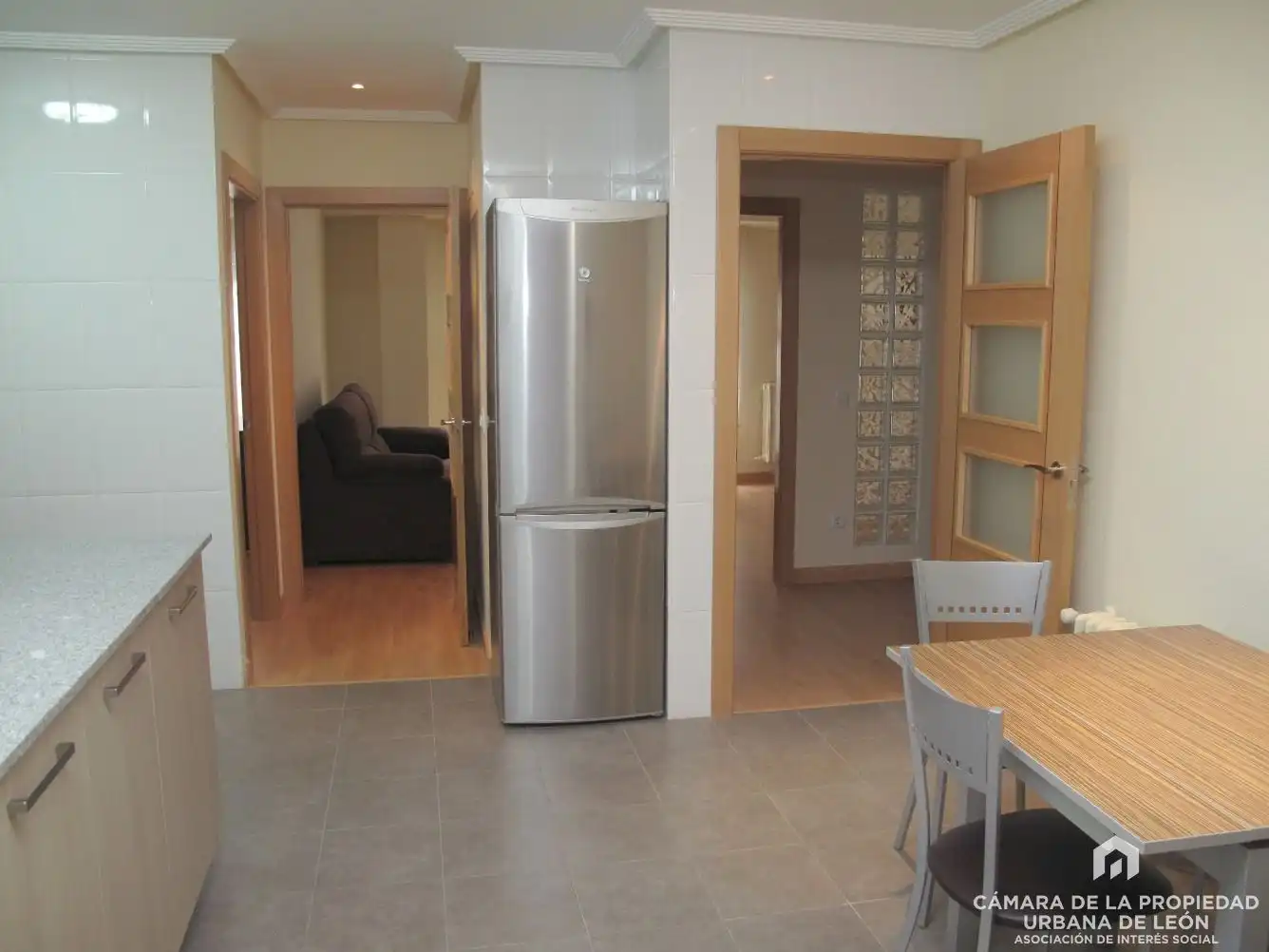 Kitchen of Flat for rent in León Capital   with Heating, Terrace and Furnished
