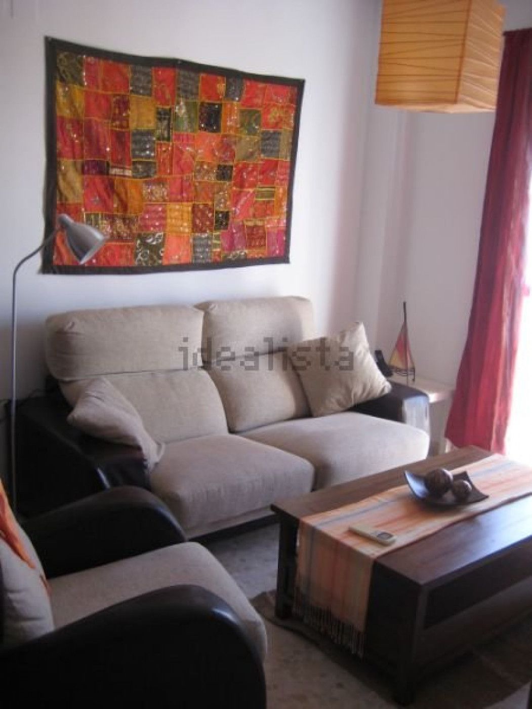 Living room of Flat to rent in Los Palacios y Villafranca  with Air Conditioner and Balcony