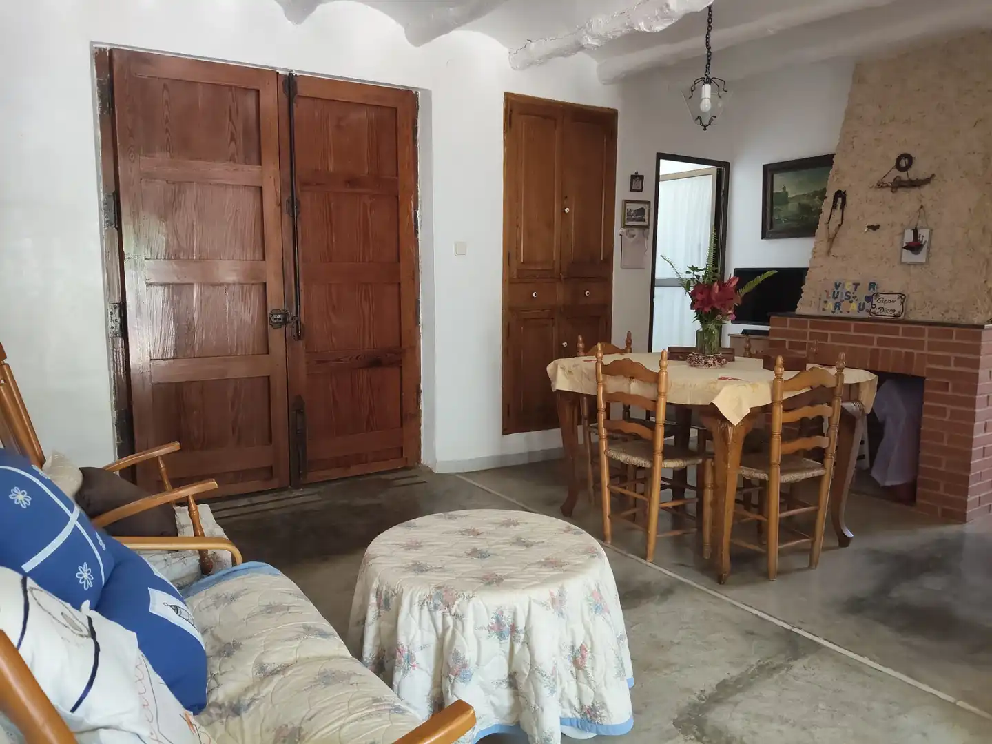 Menjador de Finca rústica en venda en Simat de la Valldigna amb Jardí privat, Traster i Piscina