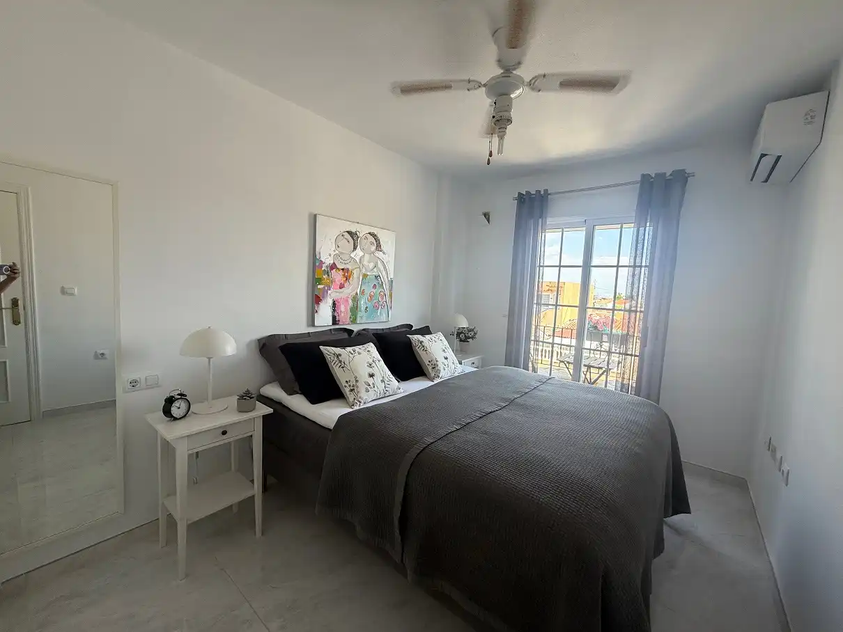 Bedroom of Detached homes for sale in Santa Pola  with Air Conditioner, Terrace and Balcony