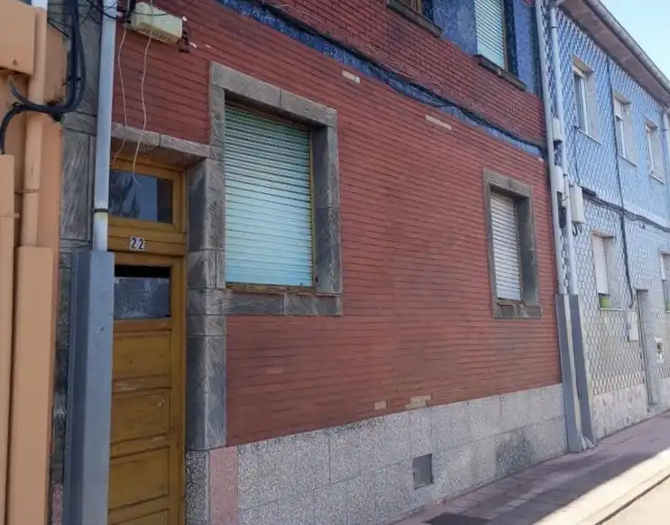 Vista exterior de Casa adosada en venta en Langreo con Terraza