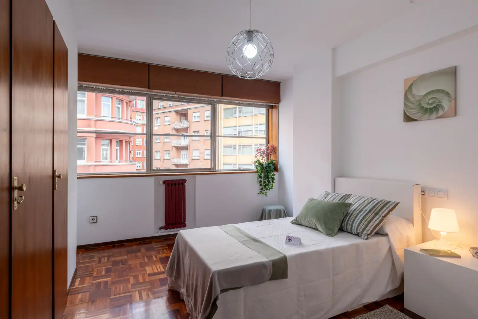 Bedroom of Flat for sale in A Coruña Capital   with Heating and Parquet flooring