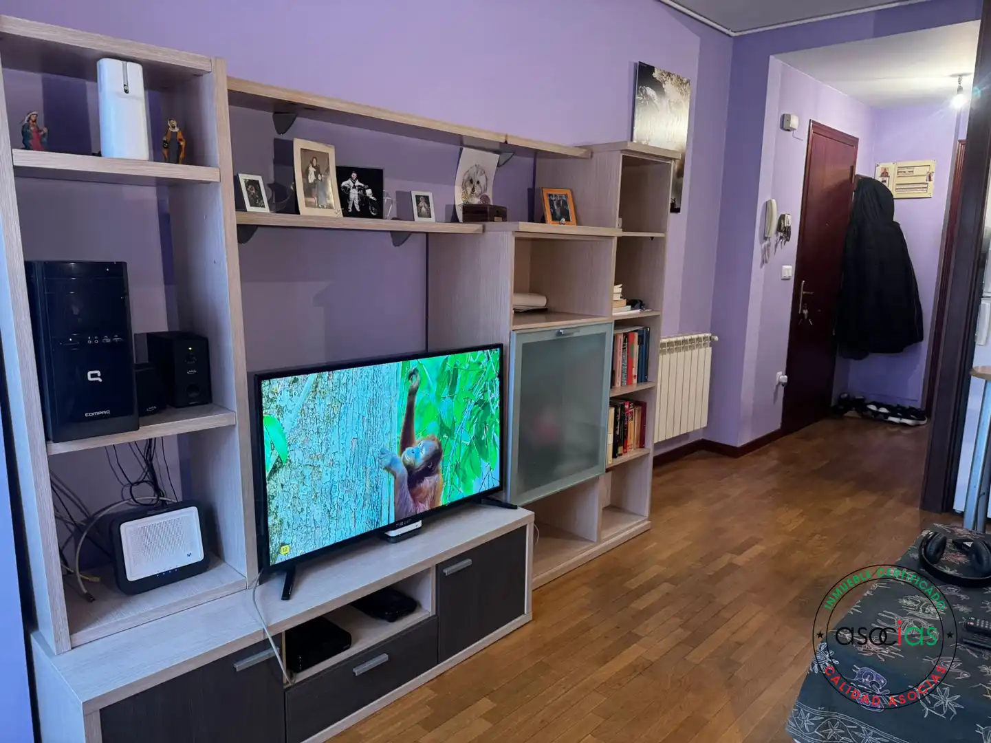 Sala d'estar de Pis en venda en Gijón  amb Calefacció i Traster