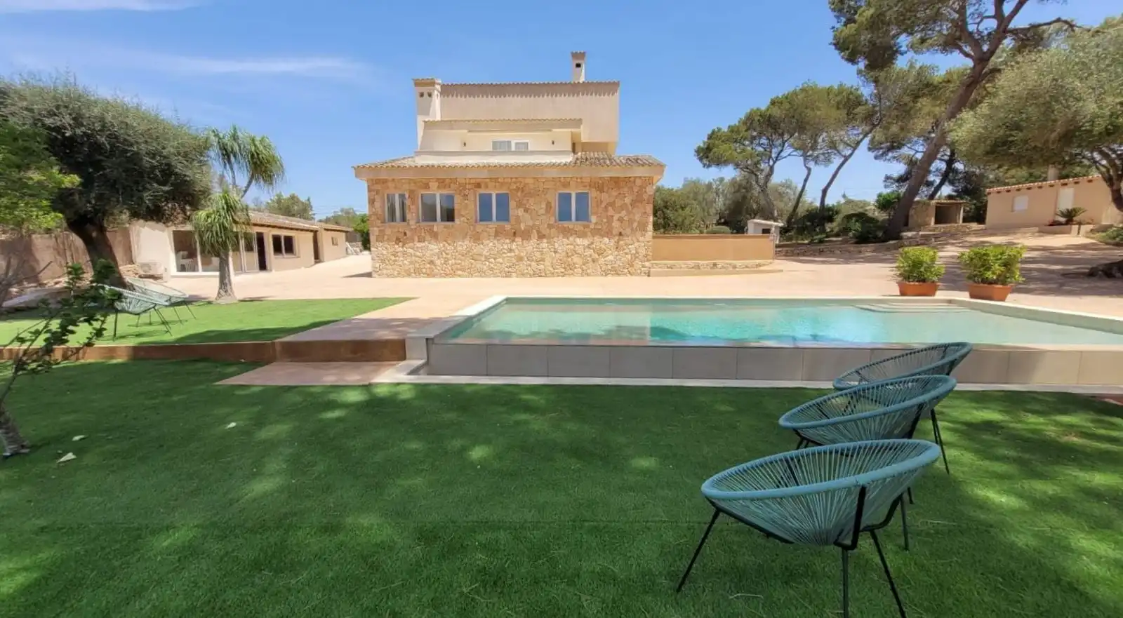 Piscina de Finca rústica en venda en  Palma de Mallorca amb Aire condicionat, Calefacció i Jardí privat