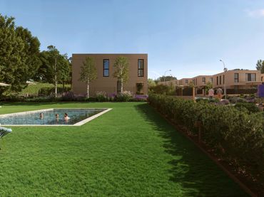 Xalet d'obra nova amb piscina en venda a Rúa Juana de Vega 1