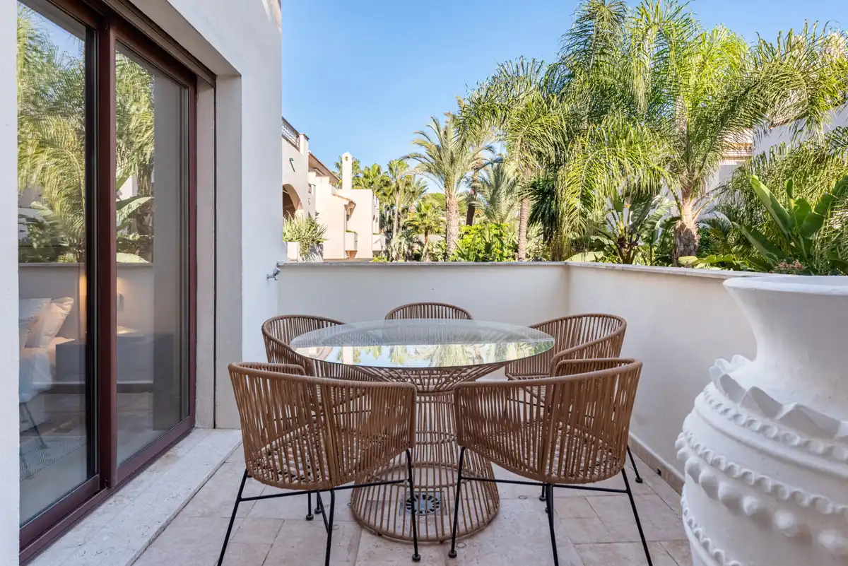 Terraza de Apartamento en venta en Marbella con Aire acondicionado, Terraza y Piscina