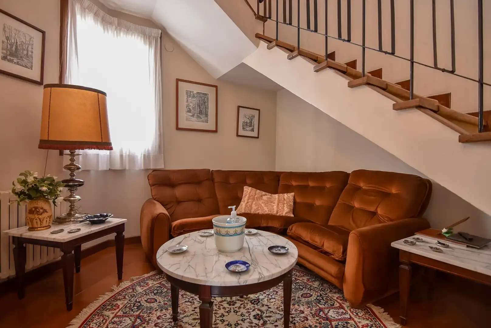 Sala d'estar de Casa o xalet en venda en A Coruña Capital  amb Calefacció, Jardí privat i Parquet
