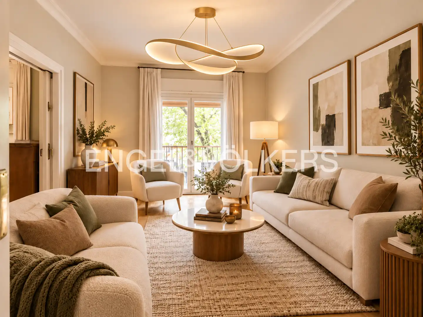 Sala de estar de Piso en venta en Chamartín