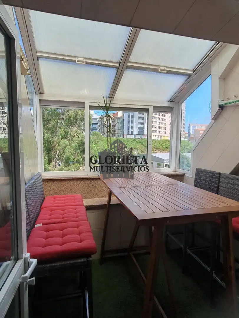 Terrasse von Dachboden zum Verkauf in Vigo  mit Klimaanlage, Heizung und Parkett