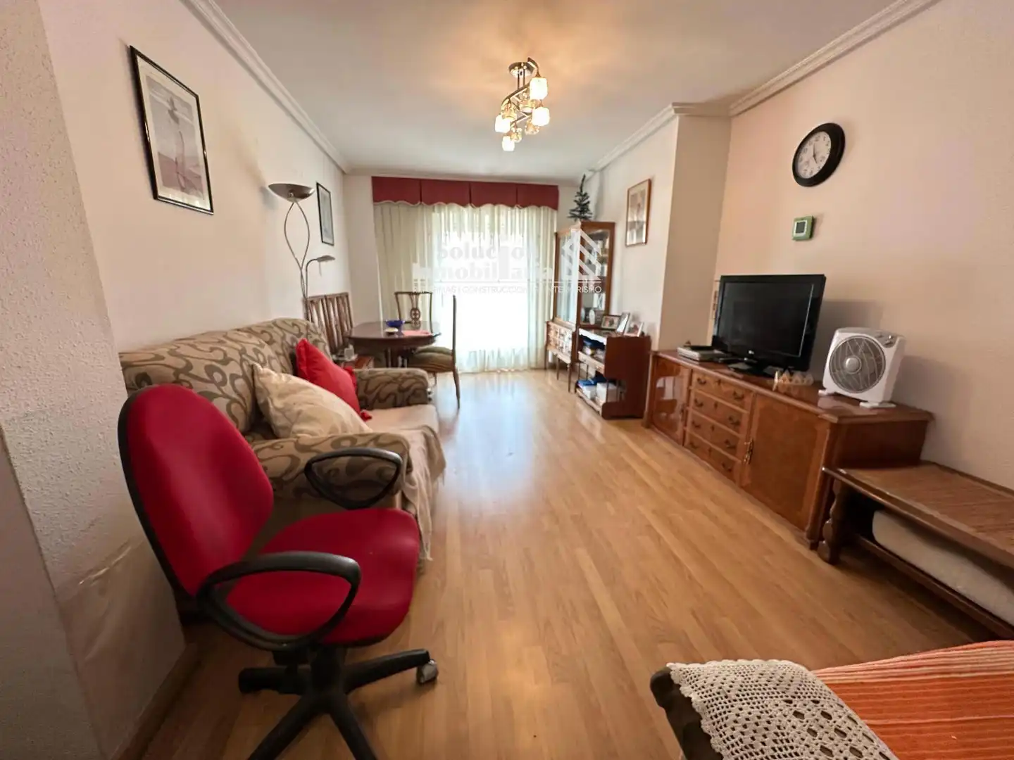 Living room of Flat for rent in Salamanca  with Heating, Terrace and Furnished
