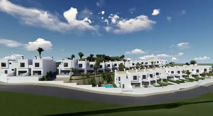Vista exterior de Casa adosada en venda en Benahavís amb Aire condicionat, Jardí privat i Parquet