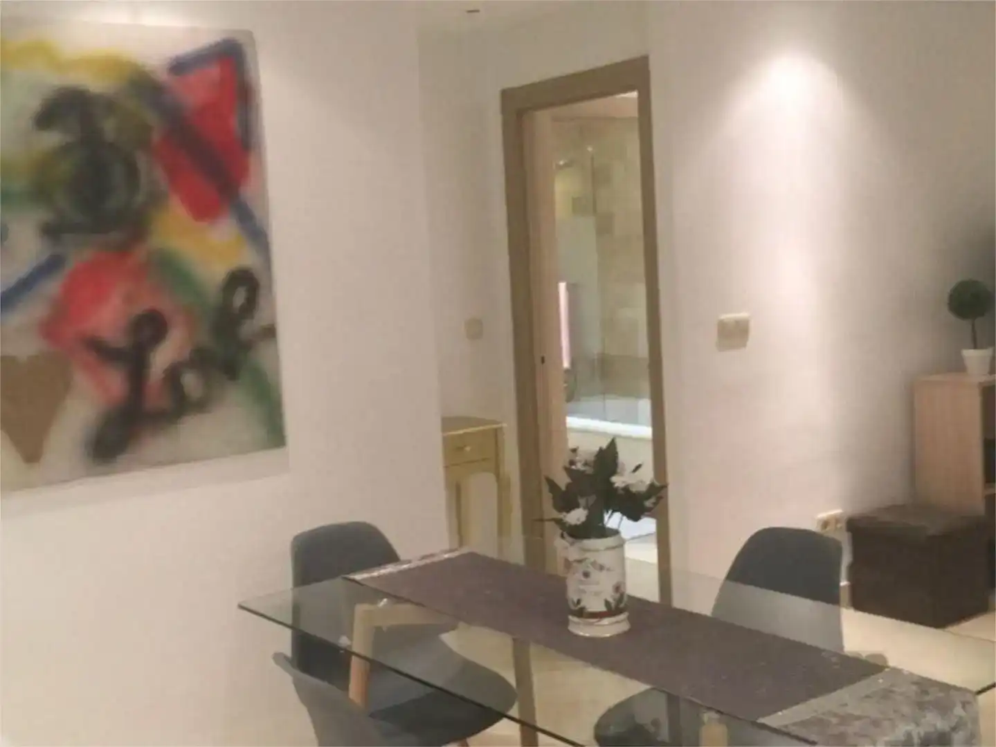Comedor de Piso de alquiler en Marbella con Aire acondicionado, Piscina y Amueblado