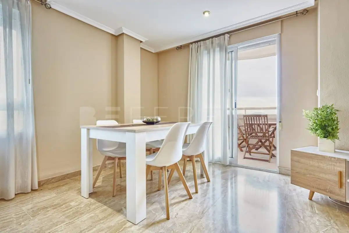 Dining room of Apartments for rent in El Campello  with Air Conditioner, Heating and Private garden