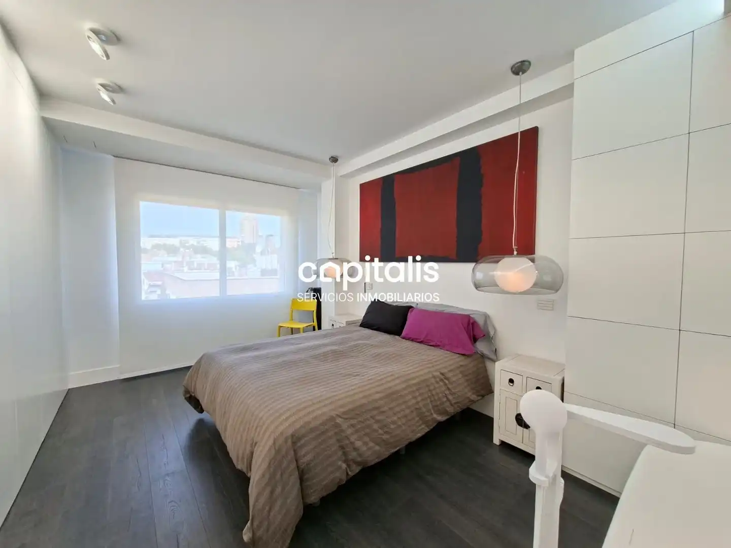 Bedroom of Flat for rent in Madrid  with Heating, Storage room and Furnished