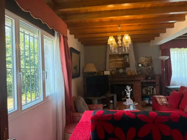 Wohnzimmer von Country house zum Verkauf in Trabada mit Heizung, Privatgarten und Terrasse