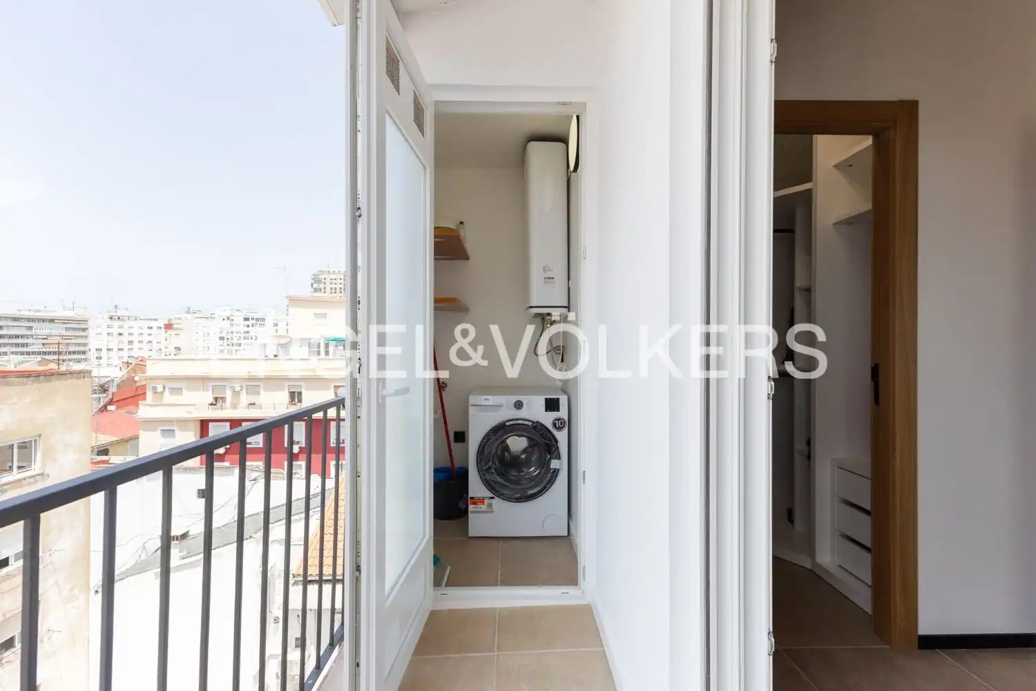 Terraza de Piso de alquiler en Valencia con Aire acondicionado, Calefacción y Terraza
