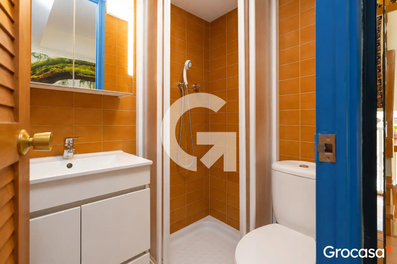 Baño de Dúplex en venta en Barcelona con Aire acondicionado, Calefacción y Jardín privado
