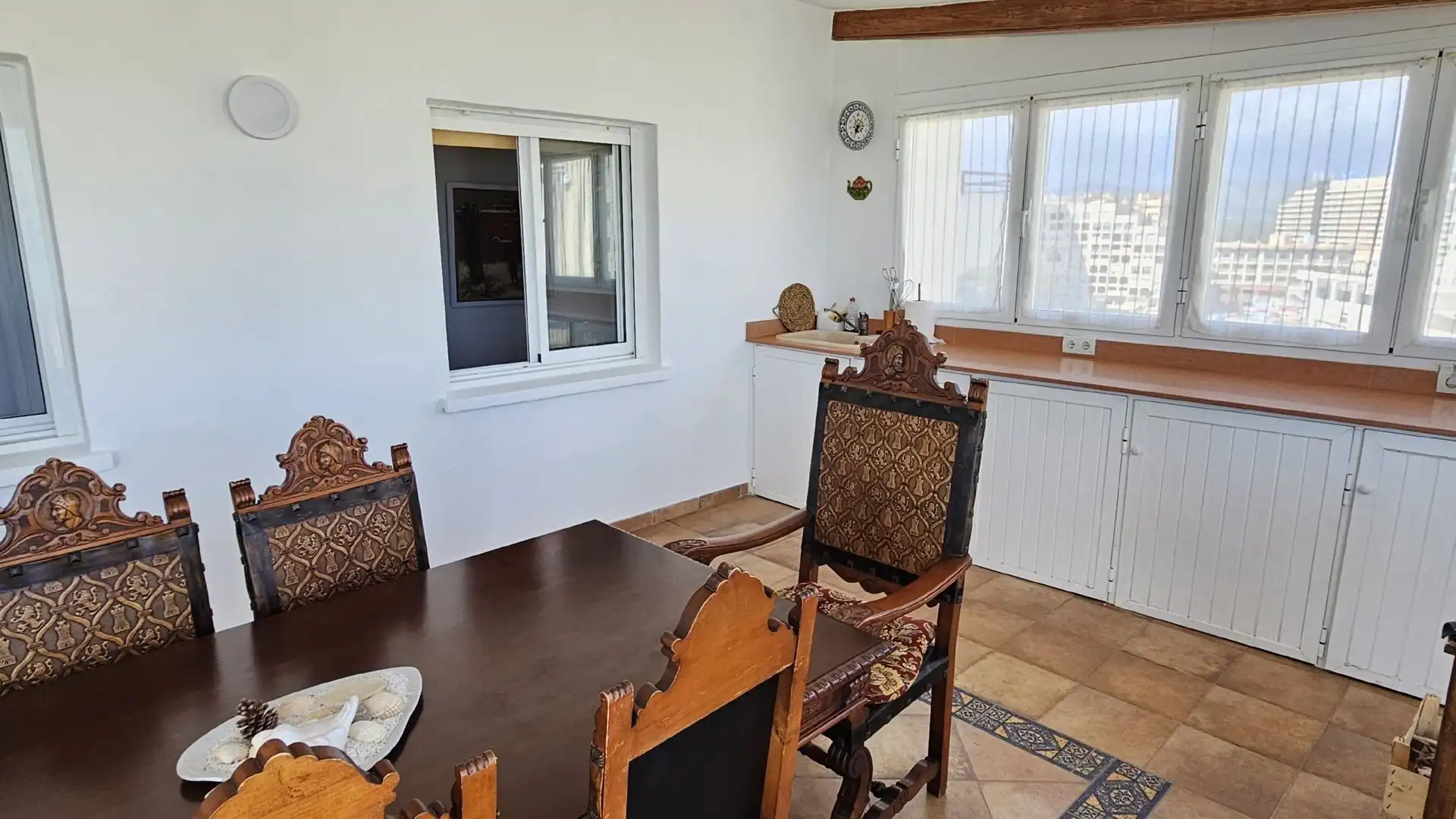 Comedor de Apartamento en venta en Oropesa del Mar / Orpesa con Aire acondicionado, Calefacción y Terraza