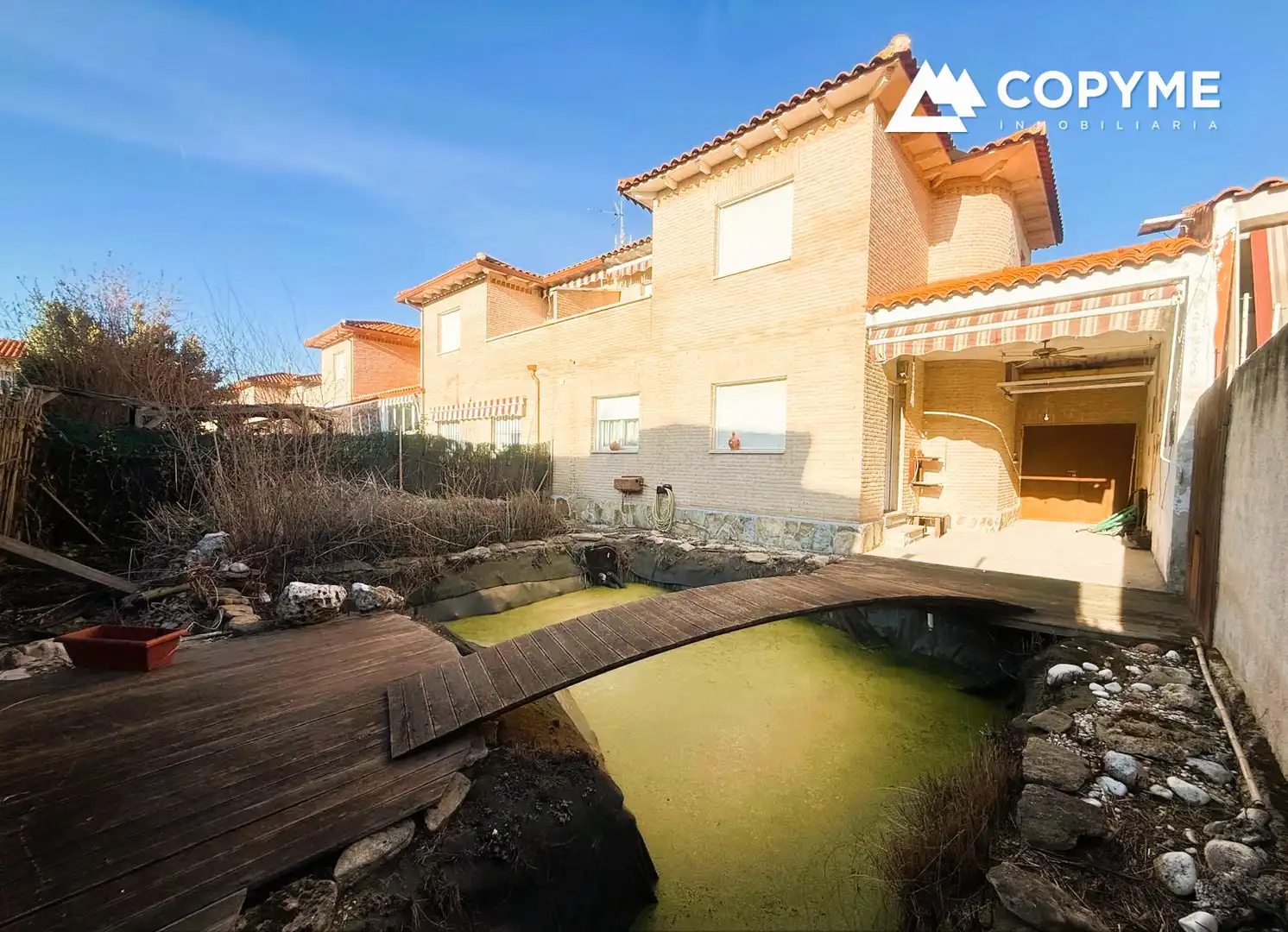 Vista exterior de Casa adosada en venta en Santa Olalla con Aire acondicionado, Calefacción y Jardín privado