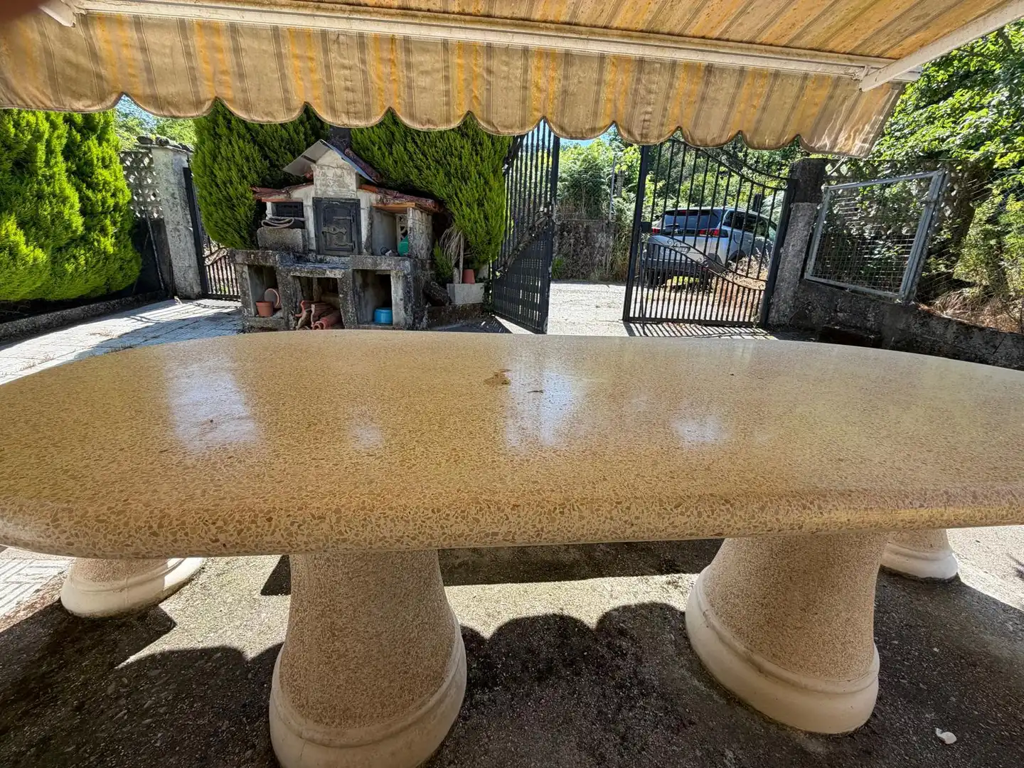 Terrassa de Casa o xalet en venda en A Cañiza   amb Calefacció, Jardí privat i Terrassa