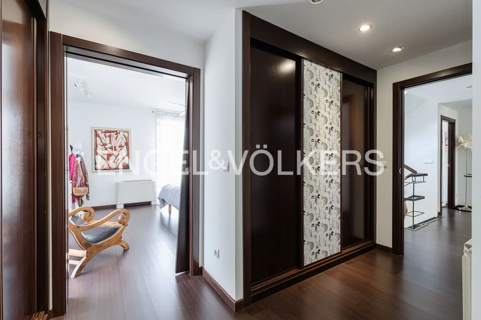Habitación de Casa adosada en venta en Las Rozas de Madrid con Aire acondicionado, Calefacción y Jardín privado