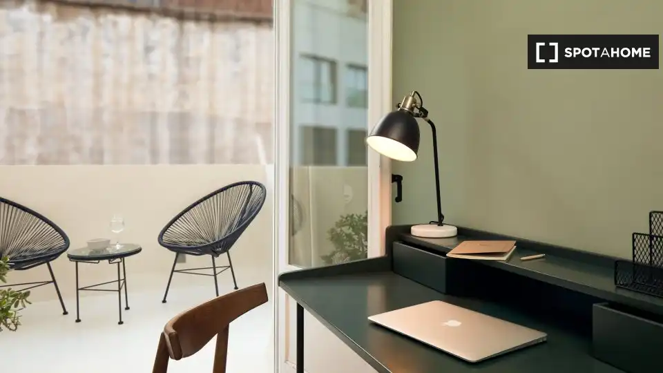 Terrassa de Apartament per a compartir en Sarrià - Sant Gervasi