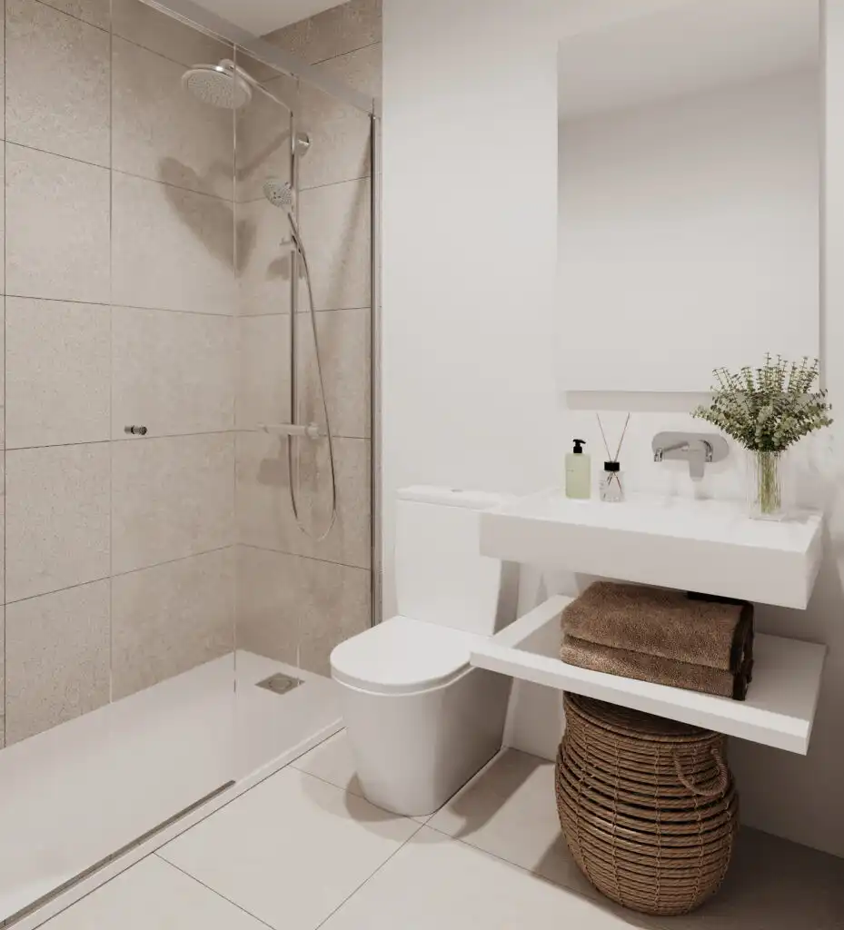 Baño de Apartamento en venta en Estepona con Aire acondicionado, Terraza y Trastero