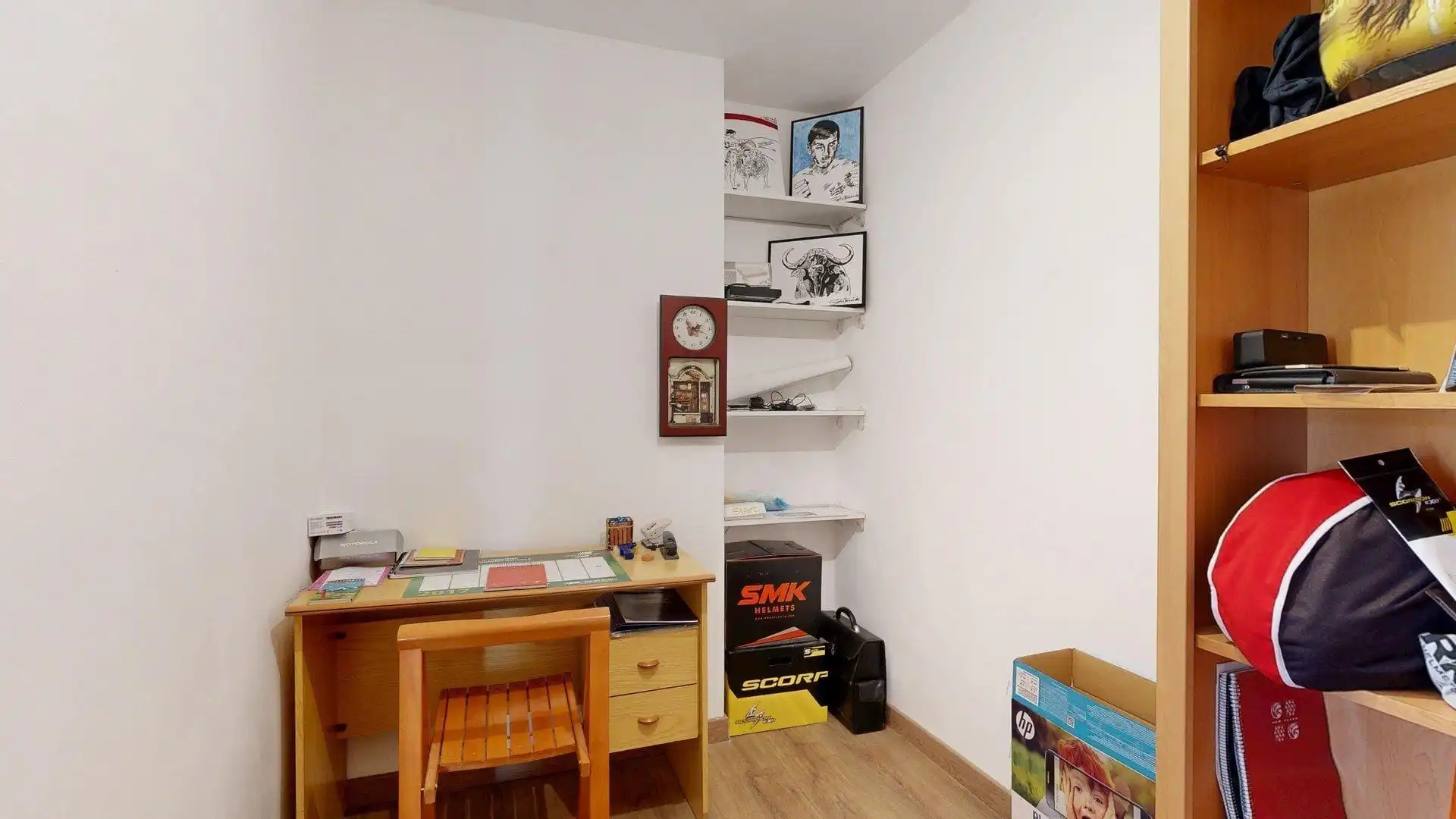 Schlafzimmer von Haus oder Chalet zum Verkauf in Nuez de Ebro mit Klimaanlage, Heizung und Privatgarten