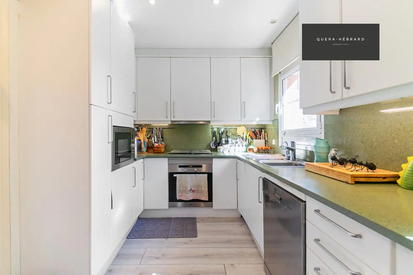 Cocina de Casa adosada en venta en Sant Cugat del Vallès con Calefacción, Parquet y Terraza