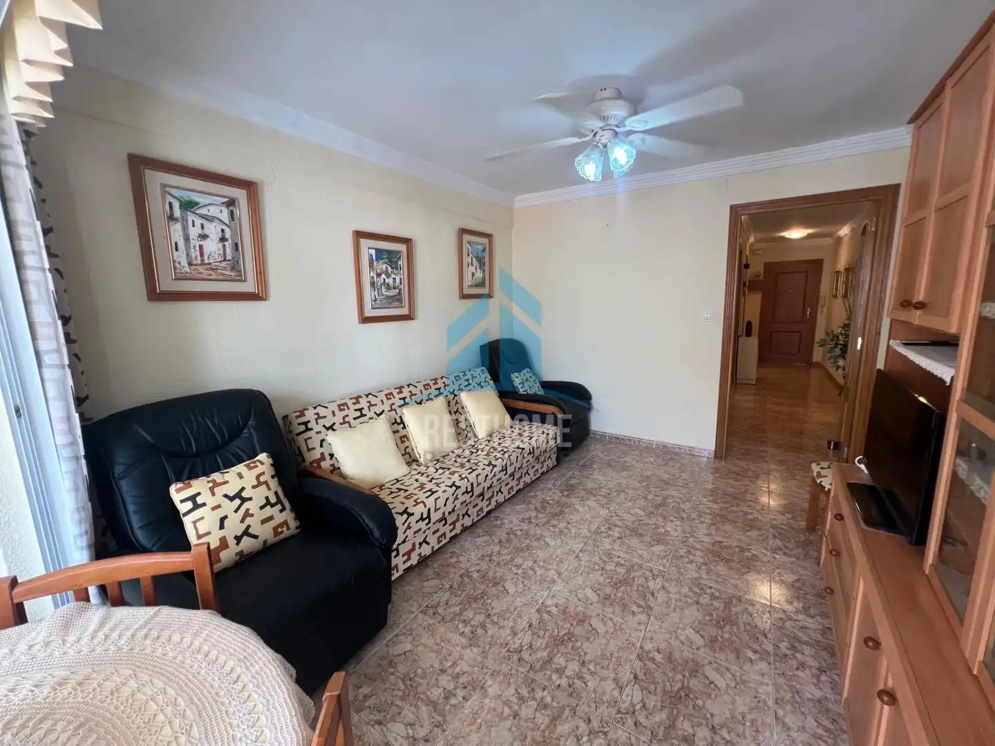 Living room of Flat for sale in Cullera  with Storage room and Furnished