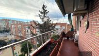 Balcony of Flat for sale in  Madrid Capital  with Air Conditioner, Heating and Parquet flooring