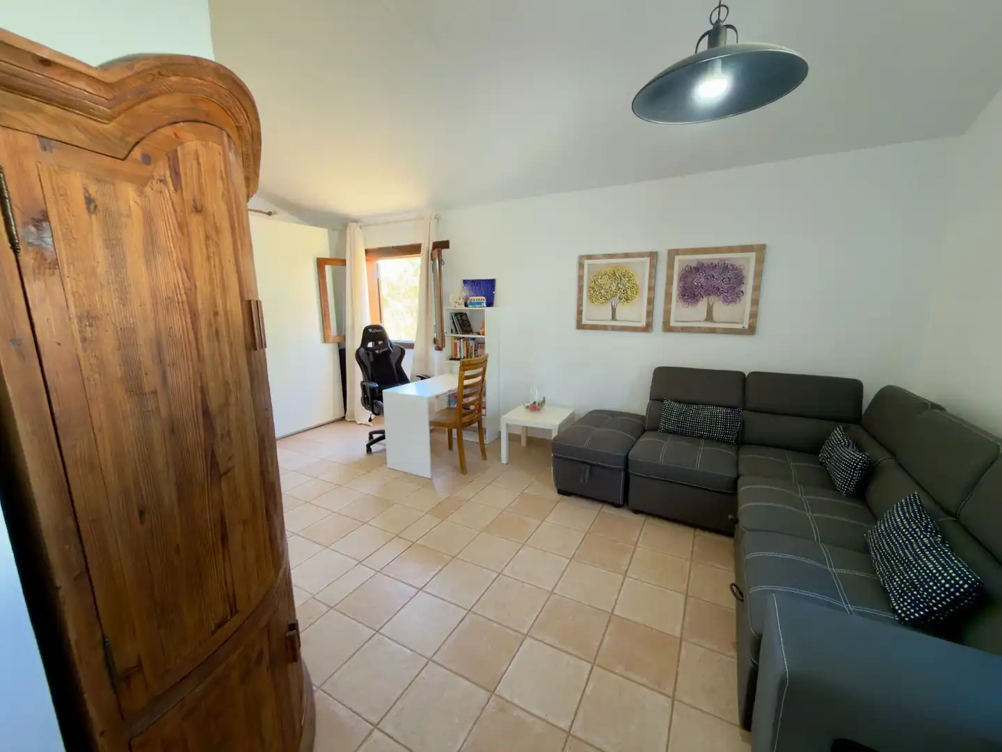 Sala de estar de Finca rústica en venta en Tuineje con Piscina