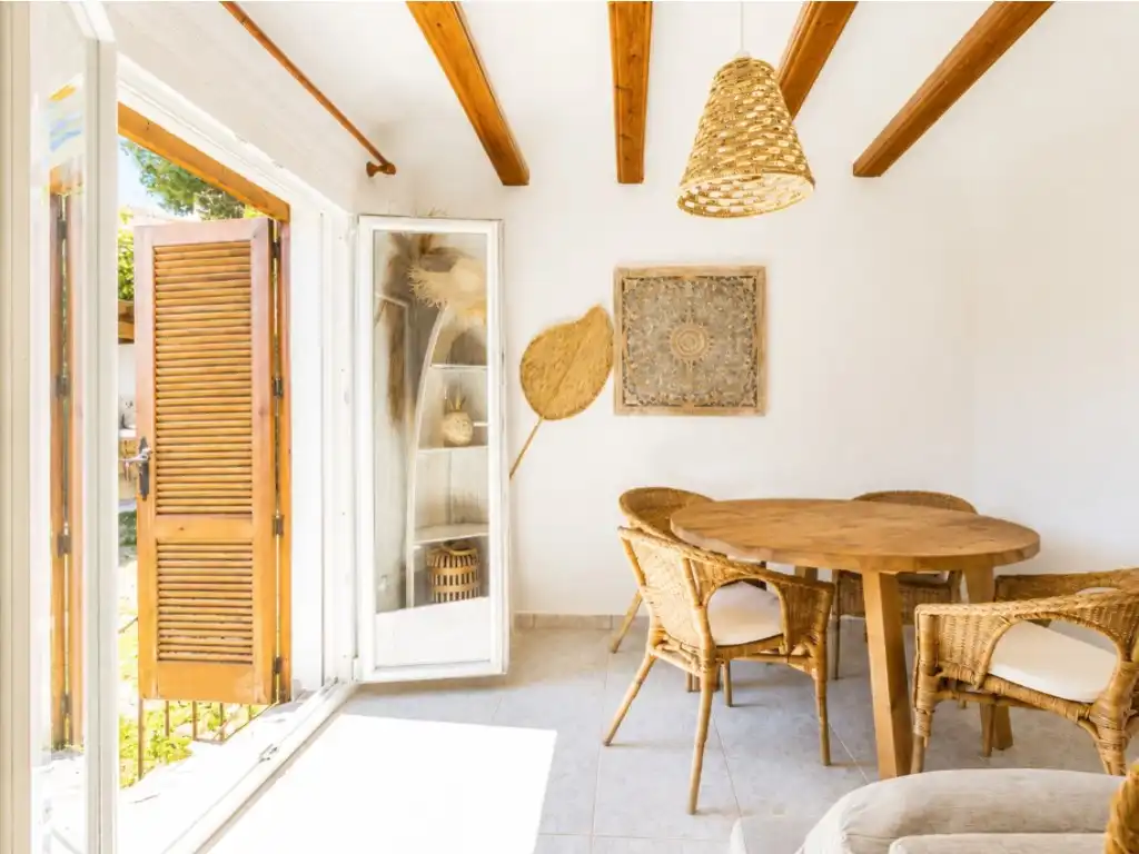 Menjador de Casa o xalet en venda en Jávea / Xàbia amb Calefacció, Jardí privat i Terrassa