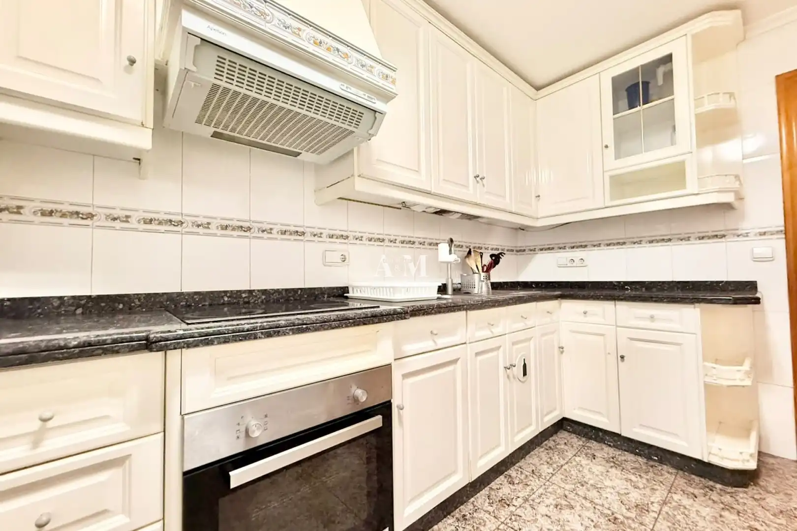 Kitchen of Flat for rent in Elche / Elx  with Terrace, Furnished and Washing machine