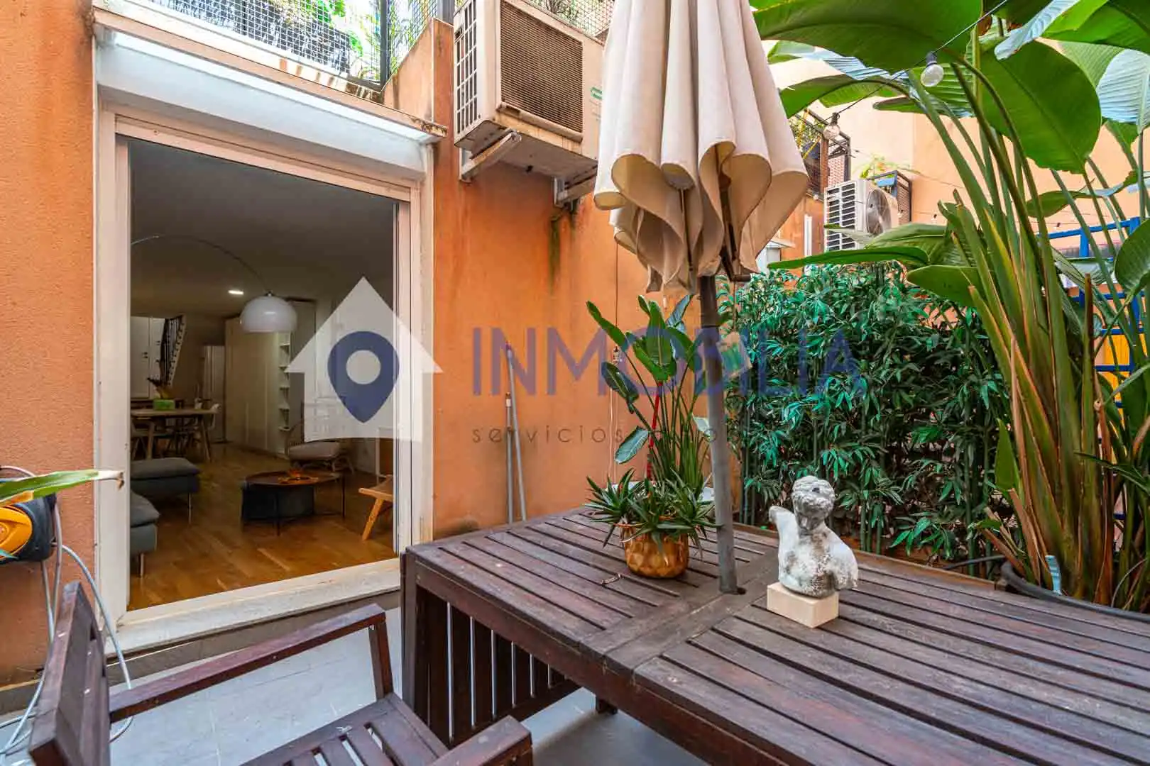 Garten von Maisonette zum Verkauf in Madrid mit Klimaanlage, Heizung und Terrasse