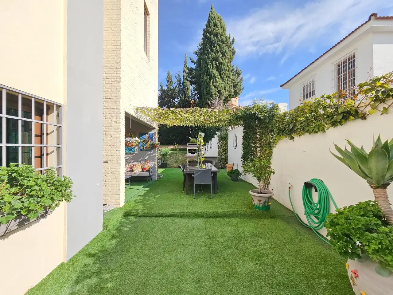 Terraza de Casa o chalet en venta en Montequinto con Aire acondicionado, Jardín privado y Terraza