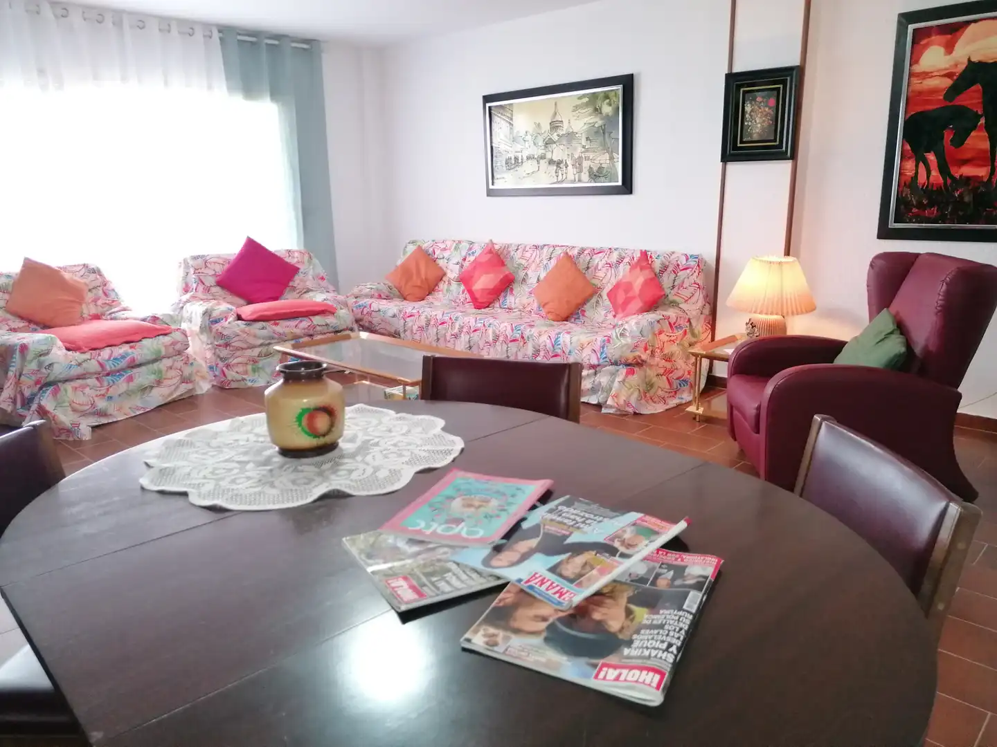 Sala de estar de Apartamento de alquiler en Calafell con Terraza, Amueblado y Horno