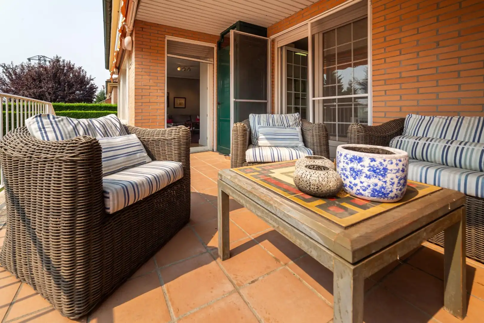 Terraza de Casa adosada en venta en Simancas con Calefacción, Jardín privado y Alarma