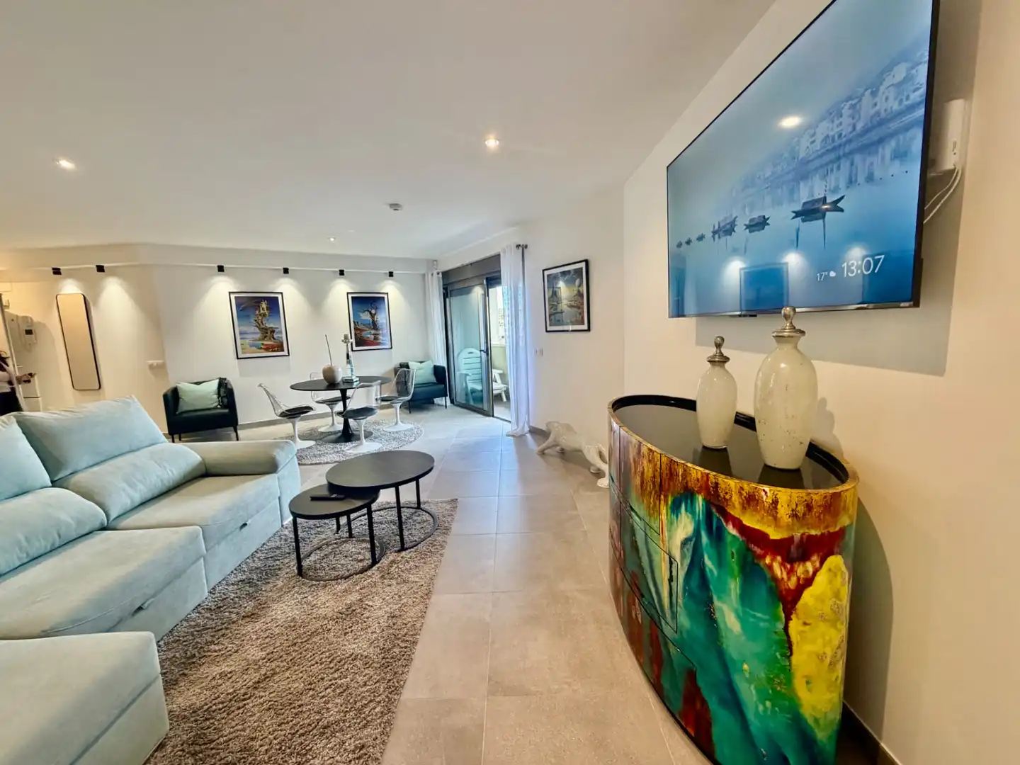 Living room of Flat for sale in Santa Cruz de Tenerife  with Storage room, Furnished and Oven