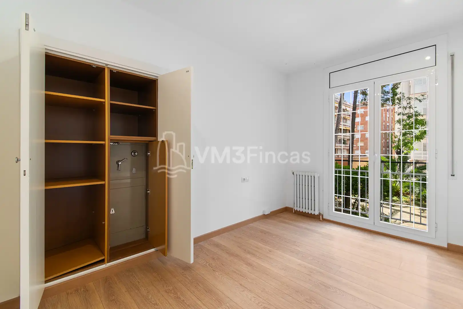 Schlafzimmer von Wohnung zur Miete in Barcelona mit Klimaanlage, Heizung und Parkett