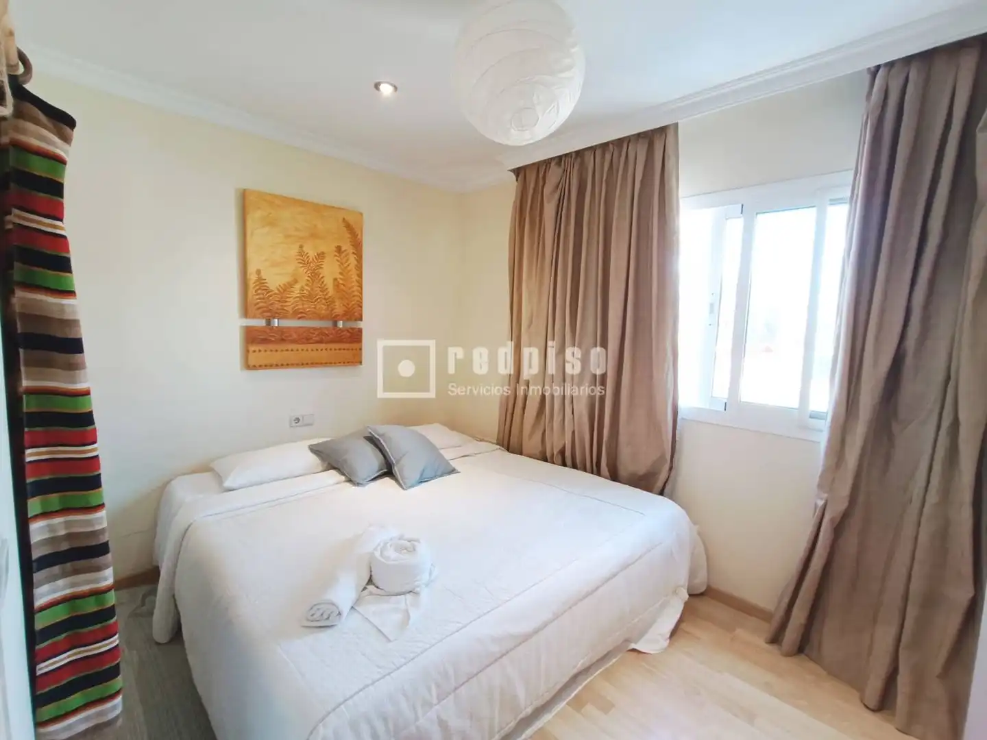 Bedroom of Flat for rent in Benalmádena  with Air Conditioner and Furnished