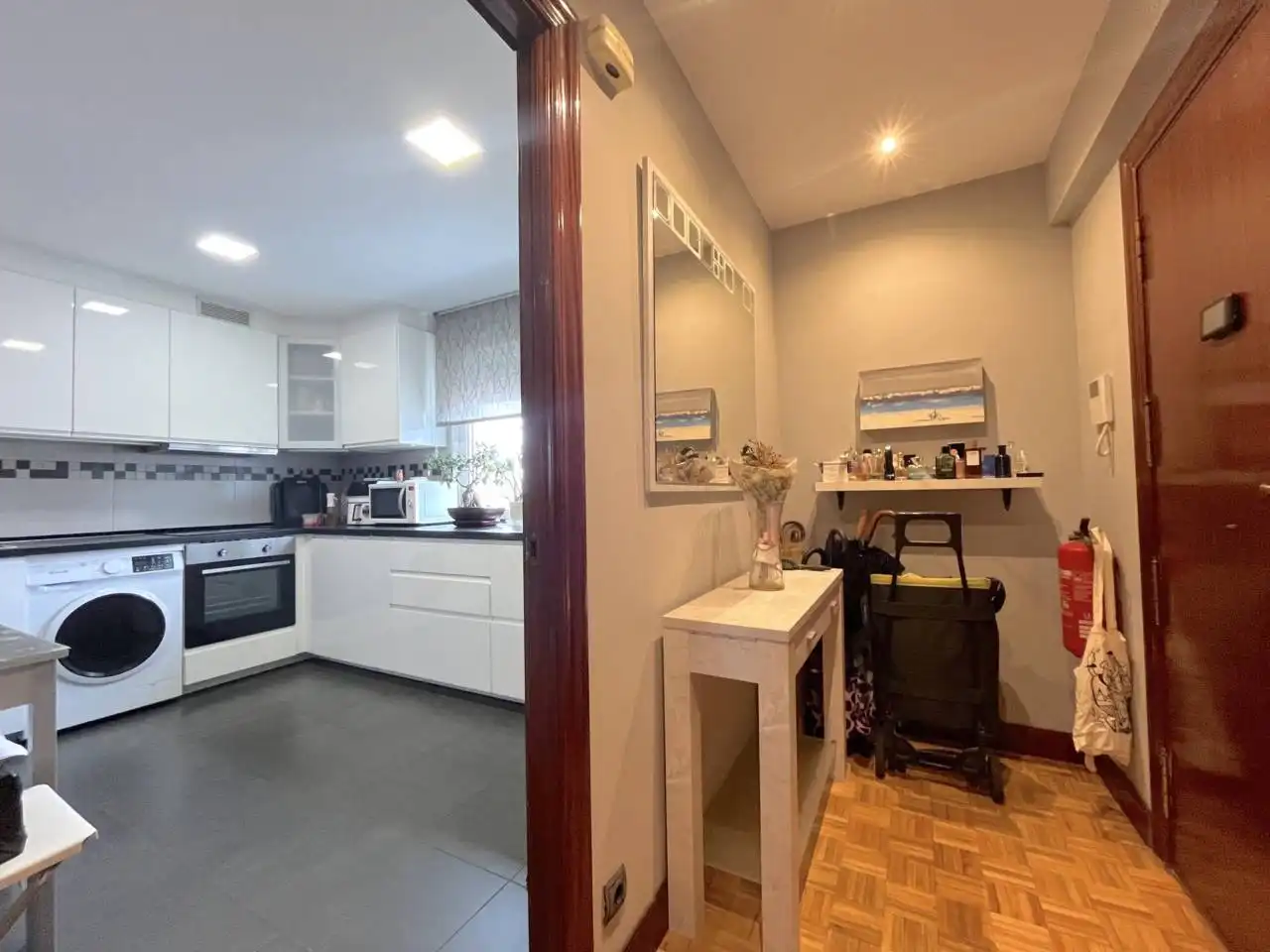 Kitchen of Flat for sale in Erandio  with Heating, Terrace and Furnished