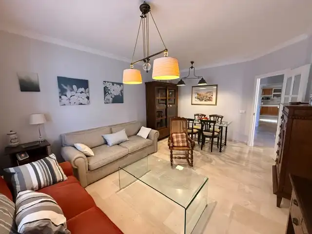 Living room of Detached homes for rent in Chiclana de la Frontera  with Air Conditioner, Furnished and Oven