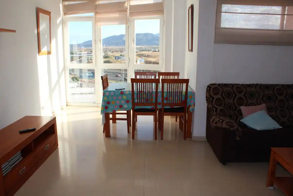 Dining room of Flat for rent in Málaga  with Air Conditioner, Heating and Furnished