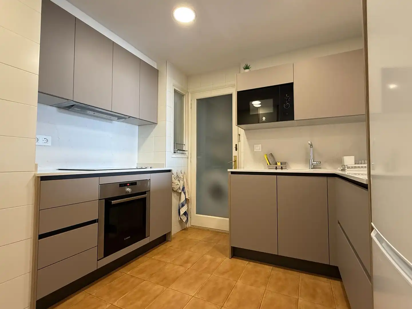 Cocina de Apartamento de alquiler en Calonge i Sant Antoni con Terraza y Amueblado