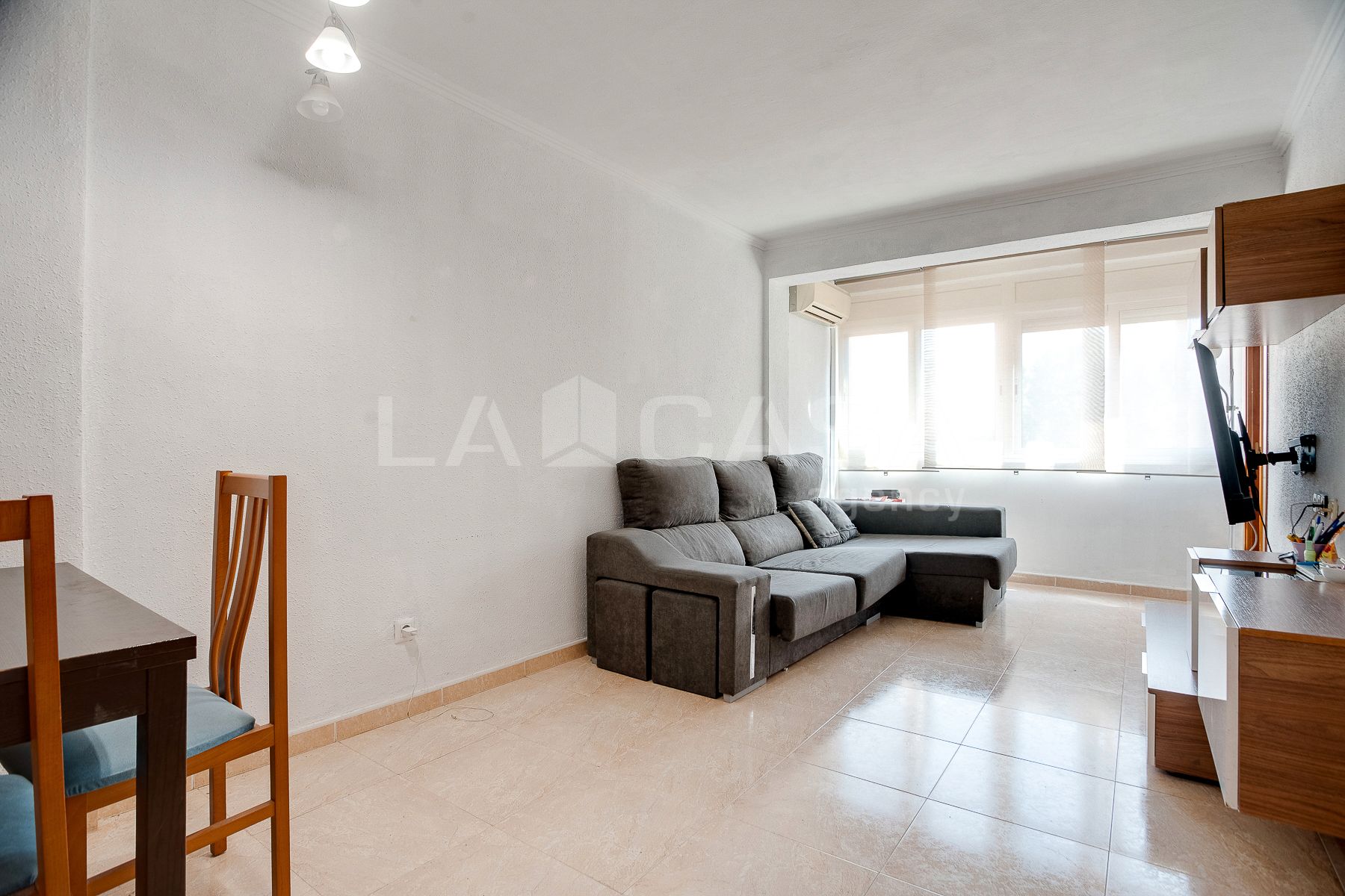 Sala d'estar de Pis en venda en  Barcelona Capital amb Calefacció