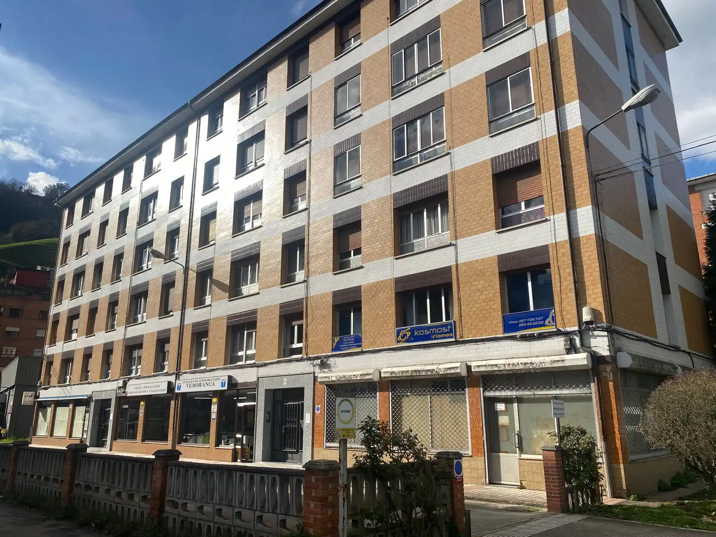 Exterior view of Flat for sale in Lena  with Balcony