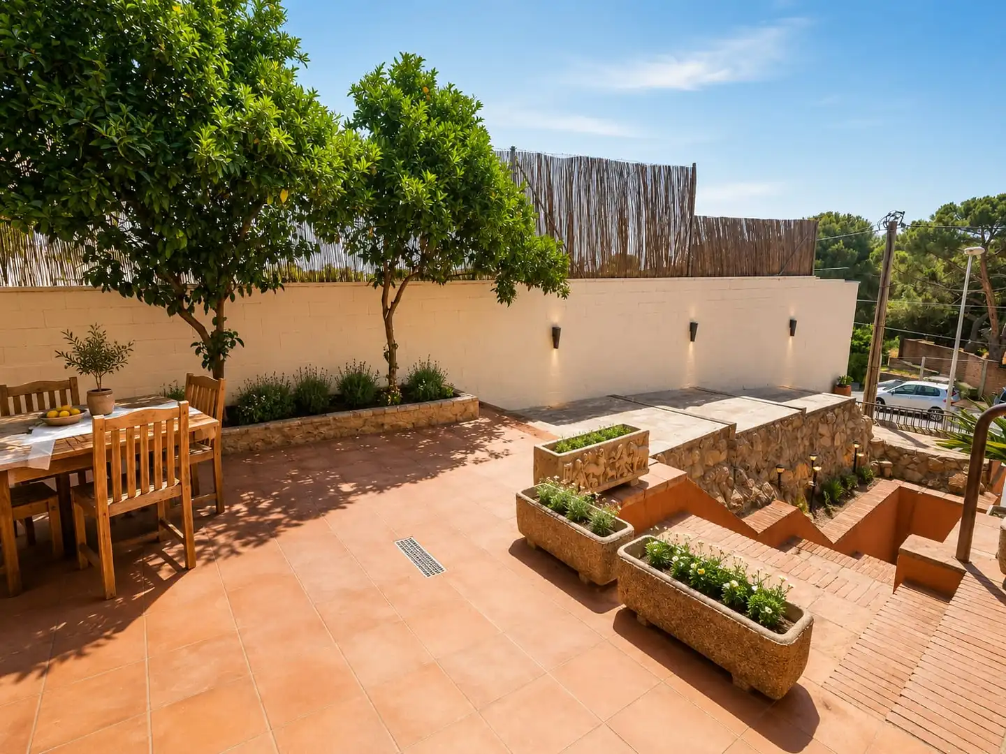 Terraza de Casa o chalet en venta en Badalona con Aire acondicionado, Calefacción y Jardín privado